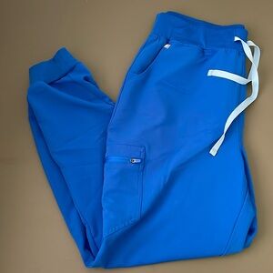 FIGS Technical Collection Size XL Blue Joggers Scrubs